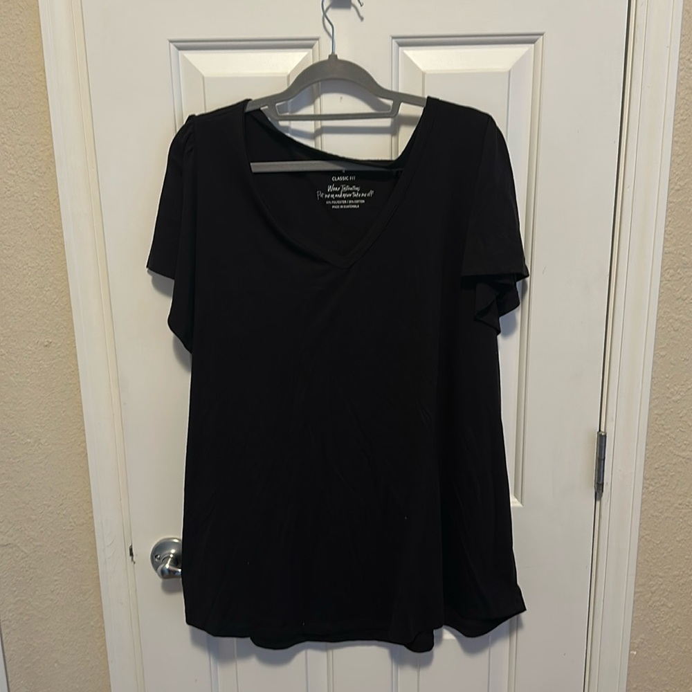 Torrid Black Long Sleeve Tee
